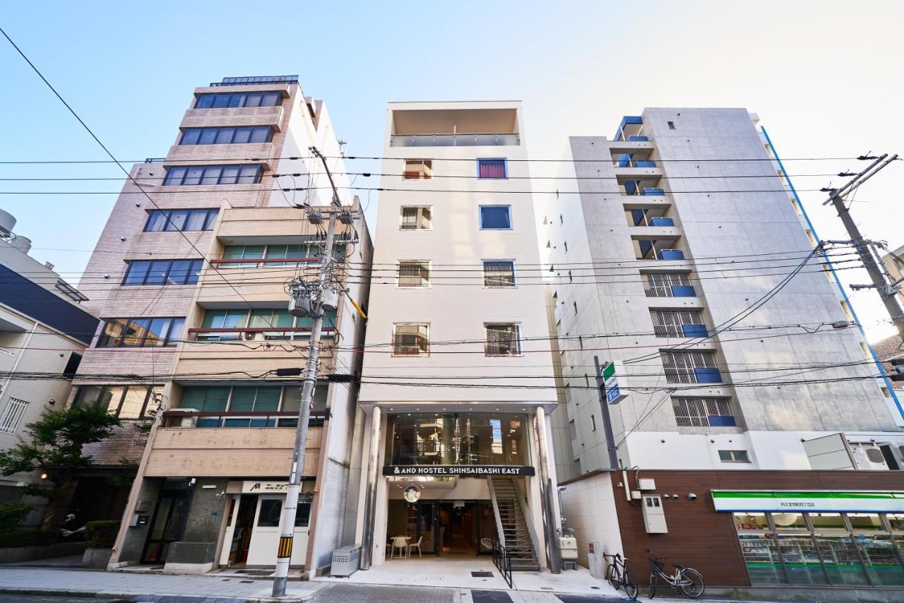 &And Hostel Shinsaibashi East Ōsaka Exterior foto